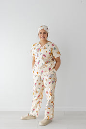 CHARMING GOOSE SCRUB CAP