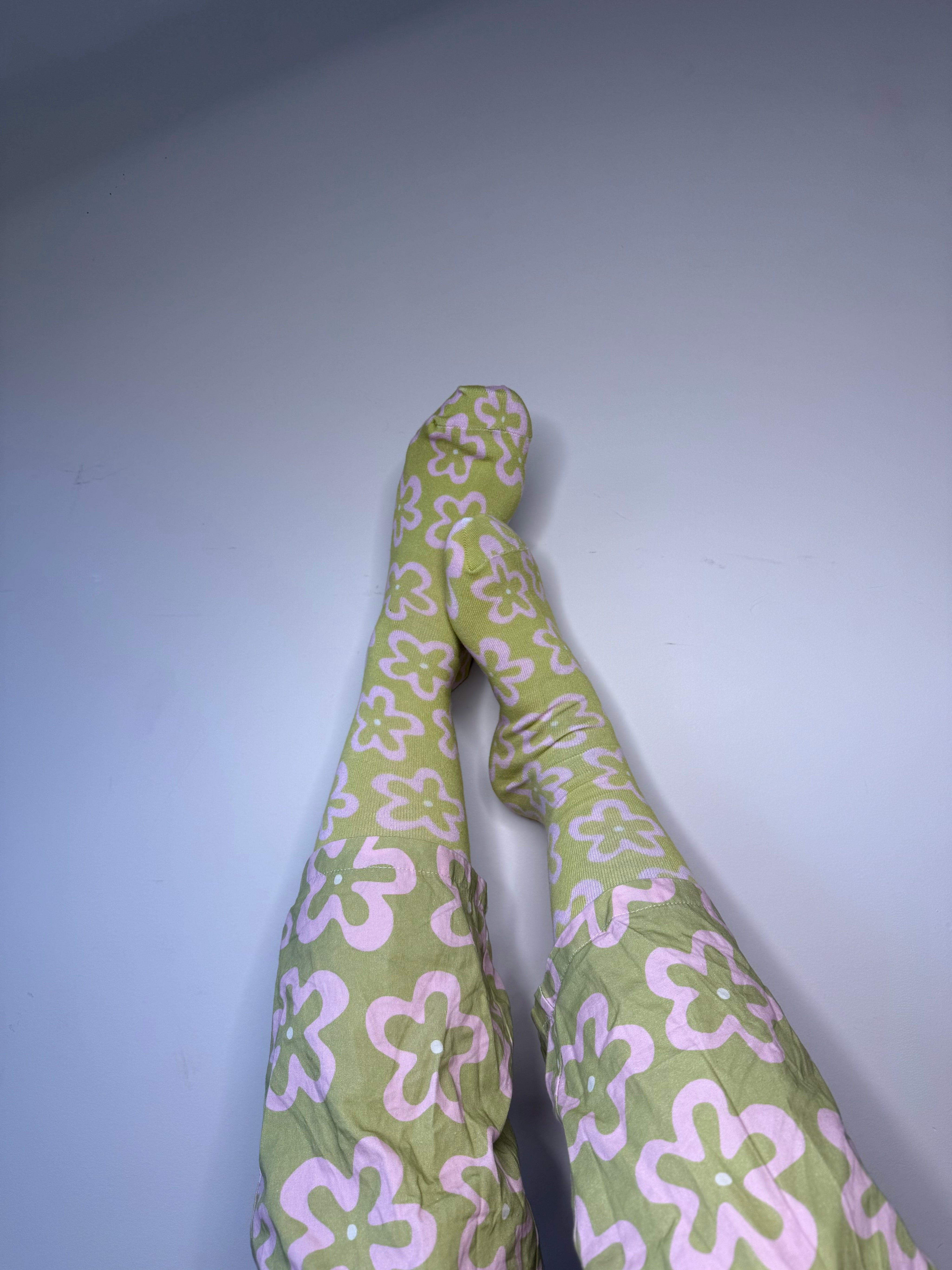LIME BLOSSOM SOCKS