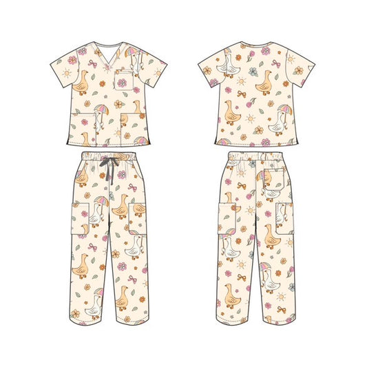 PRESALE Spring Chicks Scrub Set