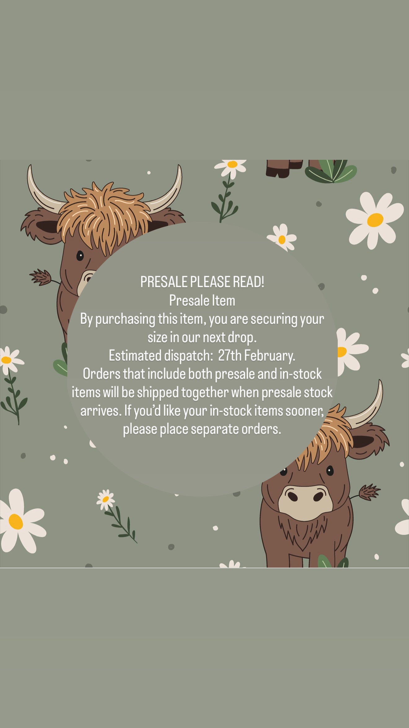 PRESALE! HIGHLAND COW SET